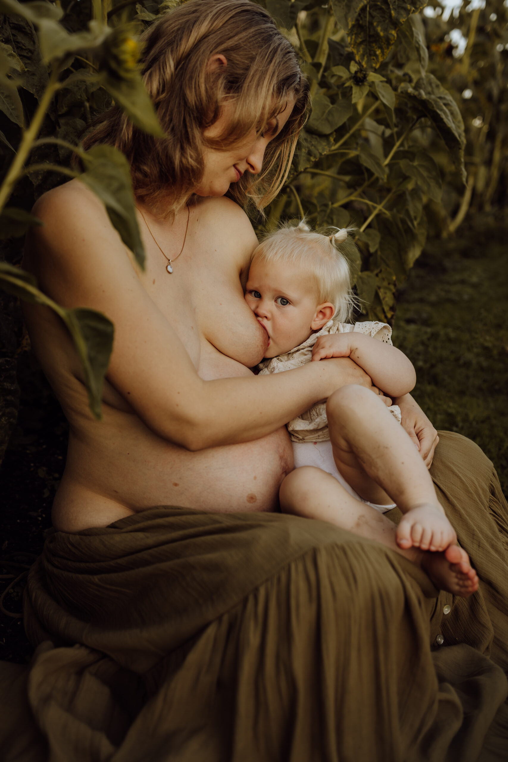 Borstvoedingsshoot tandem voeden borstvoeding zwanger