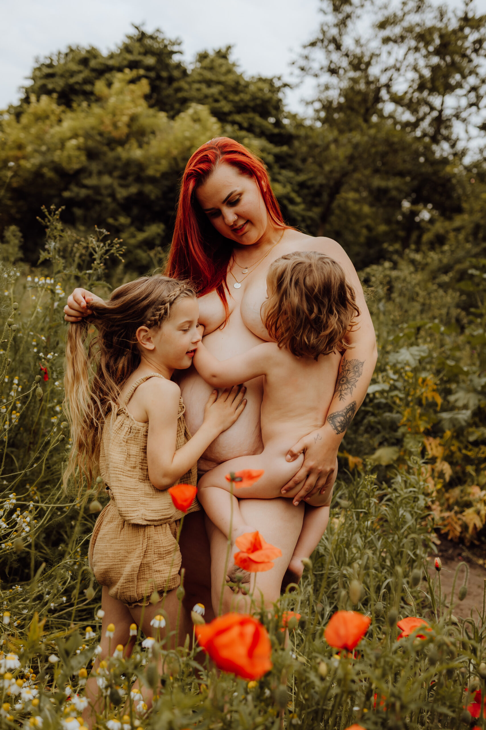 Moederschap fotoshoot